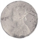 Silver One Rupee Coin of Victoria Empress of Bombay Mint of 1898.