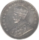 Silver One Rupee Coin of King George V of 1922.