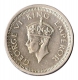 Silver One Rupee Coin of King George VI of Bombay Mint of 1944.