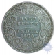 Silver Half Rupee Coin of Victoria Empress of Calcutta Mint of 1898.