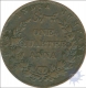 Copper Quarter Anna of East India Company of 1857.