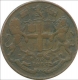 Copper Quarter Anna of East India Company of 1857.