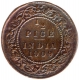 Copper Half Pice of King Edward VII of Calcutta Mint of 1909.