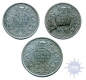 Silver One Rupee(3) of King George V of Bombay Mint of 1911 1921 and 1922.