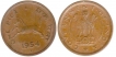 Copper One Paisa of Republic India of 1954 and 1955.