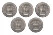 One Rupee(5) Coin of Republic India of 1970.