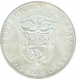 Twenty Balboas of  Proof Coin of Panama Simon Bolivar of Franklin Mint of 1974.