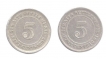 Five Cents of Straits Settlements of 1897 & 1901.