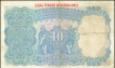 Ten Rupees Note of King George V signed by J.W. Kelly of Burma Issue.