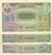 3 Notes of Hyderabad State of One Rupee of 1946.