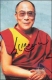 Autograph of 14th and current Dalai Lama of Tenzin Gyatso.