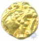 Gold Gajapati One Fourth Fanam of Western Ganga Dynasty.