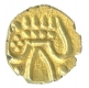 Gold Fanam of Haider Ali of Mysore.