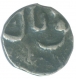 Silver One Eighth Rupee of Bhopal Mint of Sikandar Begum.