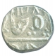 Silver Half Rupee of Shivaji Rao of Malharnagar Mint of Indore.  