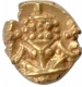 Gold Fanam of Narsimha of Mysore.