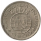 Six Escudos of Copper Nickel of Indo-Portuguese.