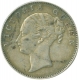 Silver One Rupee Coin of Victoria Queen of 1840.