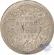 Silver One Rupee Coin of Victoria Queen of 1862.