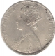 Silver One Rupee Coin of Victoria Queen of 1862.