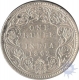 Silver One Rupee Coin of Victoria Queen of Bombay Mint of 1862.