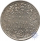 Silver One Rupee Coin of Victoria Queen of Bombay Mint of 1874.