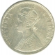 Silver One Rupee Coin of Victoria Empress of Bombay Mint of 1878.