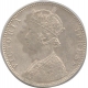 Silver One Rupee Coin of Victoria Empress of Bombay Mint of 1892.