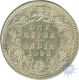 Silver One Rupee Coin of Victoria Empress of Bombay Mint of 1898.