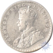 Silver One Rupee Coin of King George V of Bombay Mint of 1911.