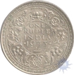 Silver One Rupee Coin of King George VI of Bombay Mint of 1943.