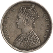 Silver Half Rupee Coin of Victoria Queen Mint of 1862.