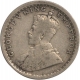 Silver Half Rupee of King George V of Calcutta Mint of 1911.