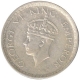 Silver Half Rupee of King George VI of Bombay Mint of 1942.