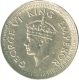 Silver One Fourth Rupee of King George VI of Bombay Mint of 1943.