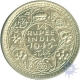 Silver One Fourth Rupee of King George VI of Bombay Mint of 1945.