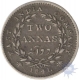 Silver Two Annas of Victoria Queen of 1841.