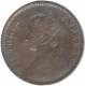 Copper Half Anna of Victoria Empress of 1877.