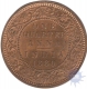 Copper One Quarter Anna of Victoria Empress of 1880.