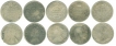 Silver Two Annas of 1841-1917.