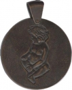 Bronze Medal of Pendent of Bombay Presidency War & Relief Fund (Children's Branch) of 1917.