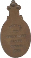 Bronze Medal of Visit of The Prince of Wales To Bombay of 1921.