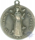 Anonymous Medal of Sterling Silver Medal of St. Francis of Assisi.