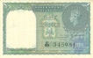 One Rupee Bank Note of King George VI Signed by C.E. Jones of 1944.