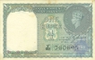 One Rupee Bank Note of King George VI Signed by C.E. Jones of 1944.