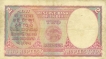 Two Rupees Bank Note of King George VI Signed by J.B. Taylor of 1943.