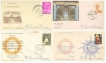 Set of 4 Autographed FDC's (Different FDC's) of 6th President of India of  Neelam Sanjiva Reddy.