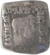 Silver dracham Coin of Apollodotos I of Indo Greek.