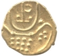 Gold fanam of Tanjore marathas of Maratha Confederacy.