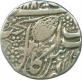 Silver Rupee of Amritsar Mint of Sikh Empire.